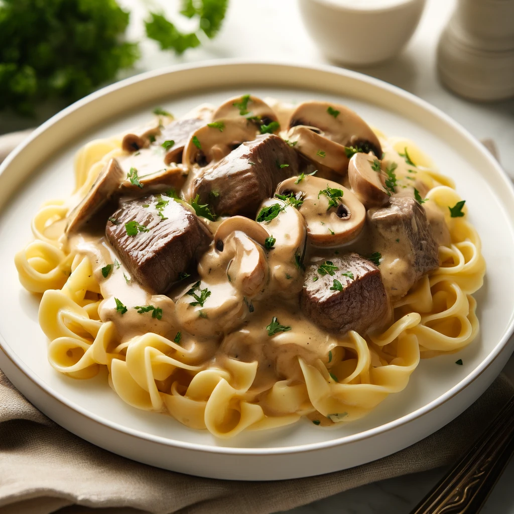 Beef Stroganoff